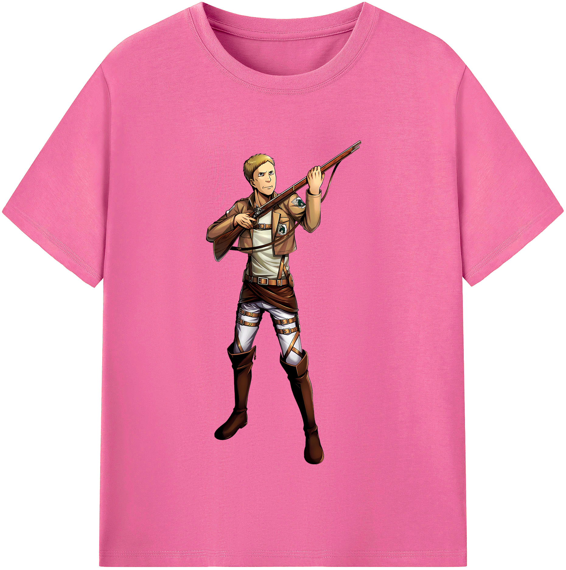 （画像用） 進撃の巨人 Attack on Titan レディースカジュアルプリントTシャツ（綿100％）